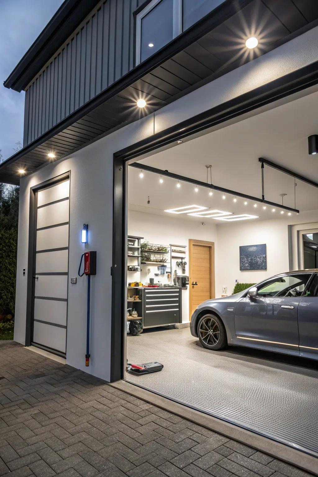 Smart technology brings convenience to your garage.