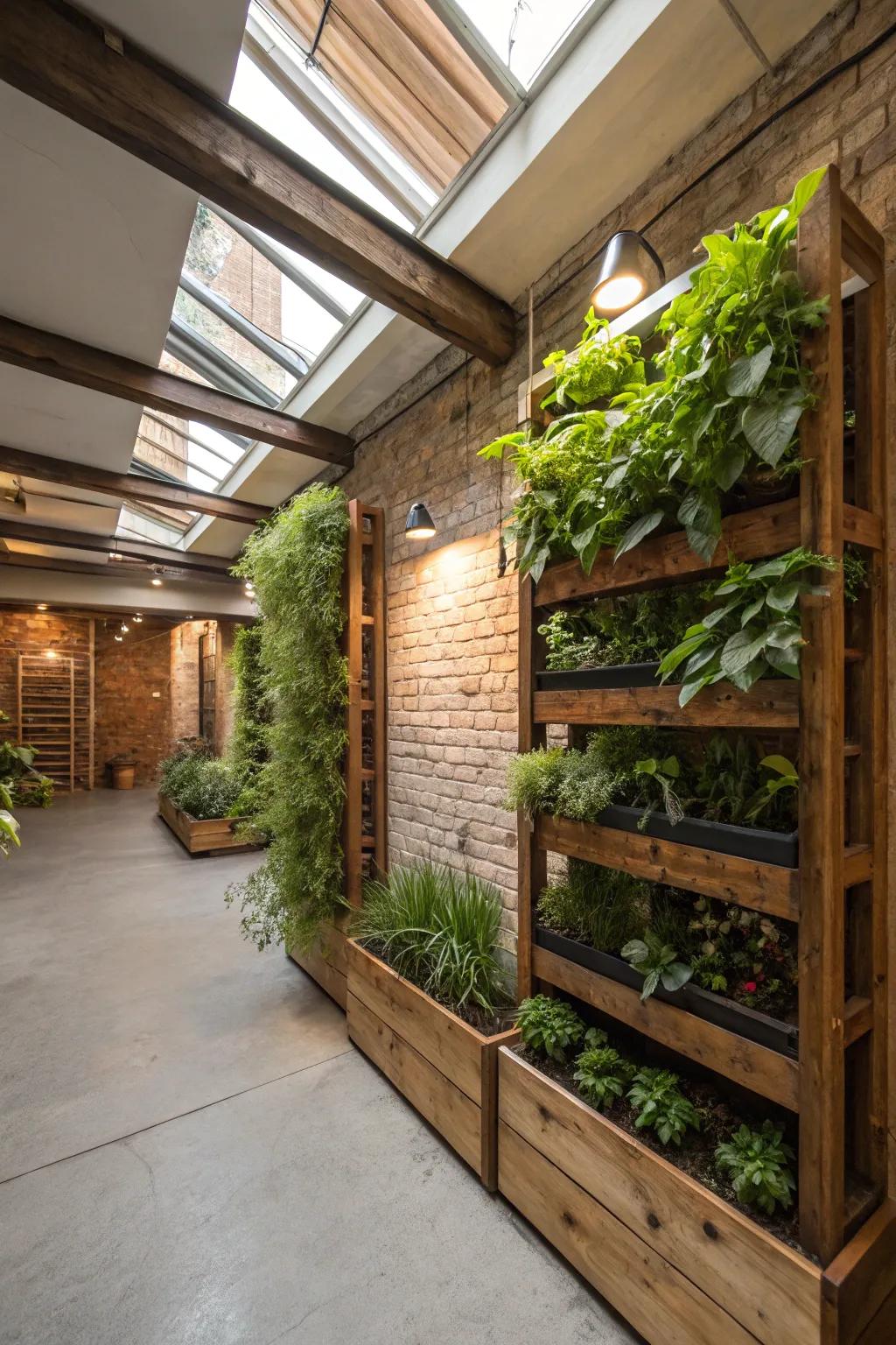 Design a refreshing indoor garden to connect with nature.