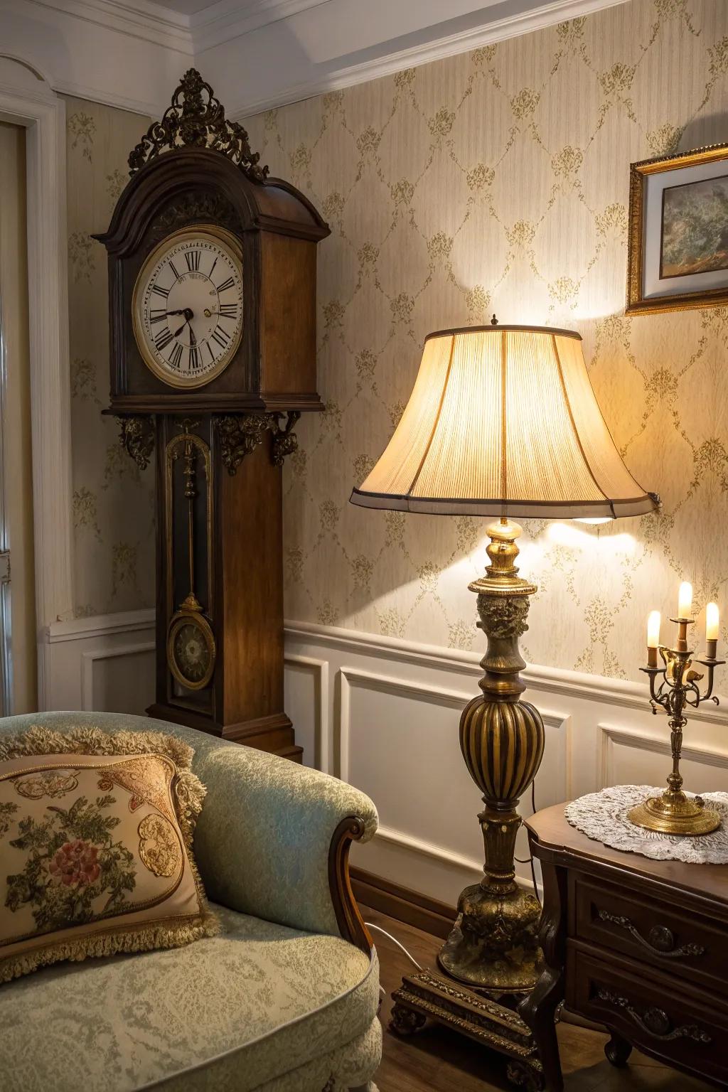 Vintage finds add personality and charm.