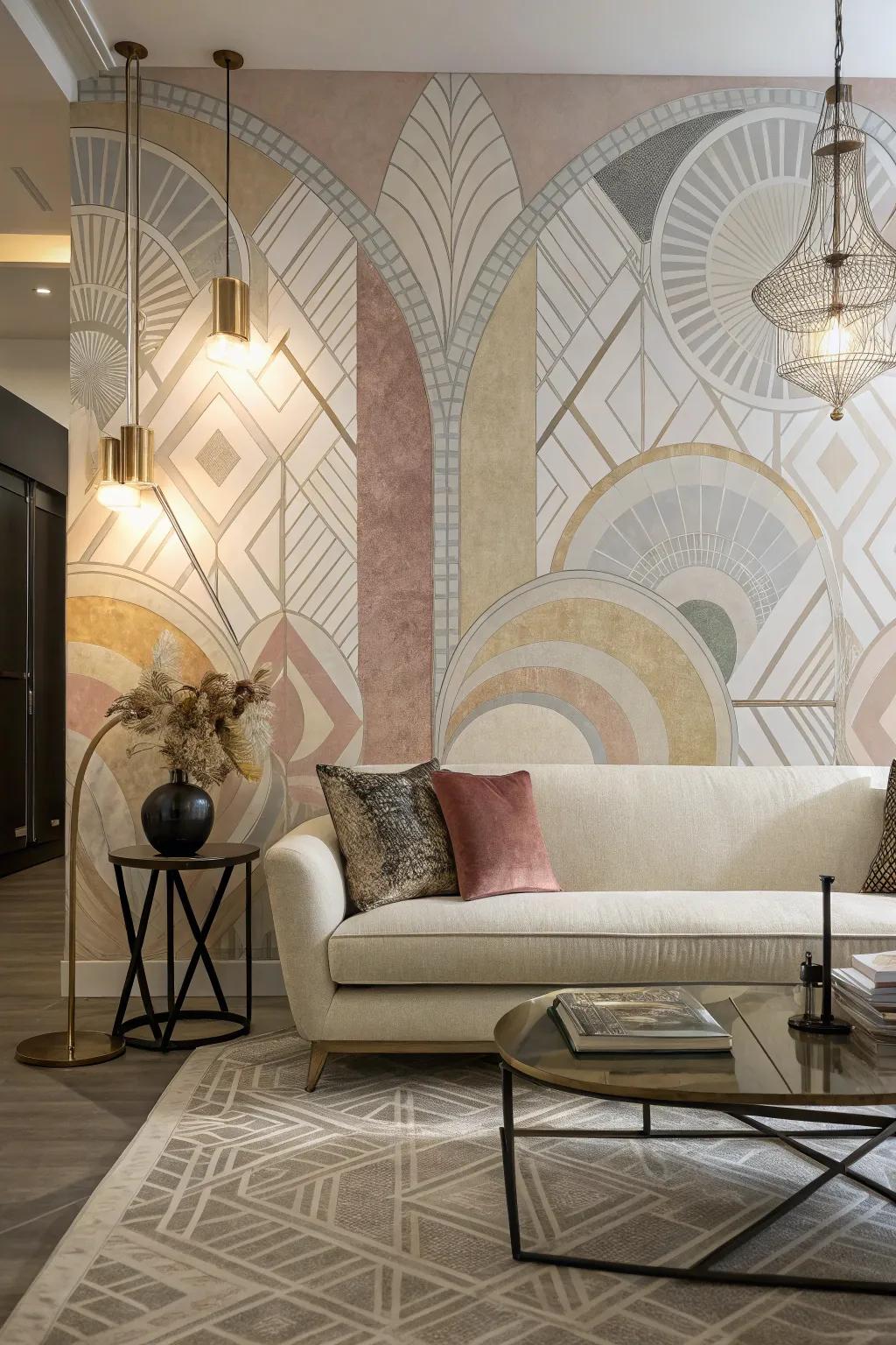 Communicate your unique identity through artistically designed wallpaper.