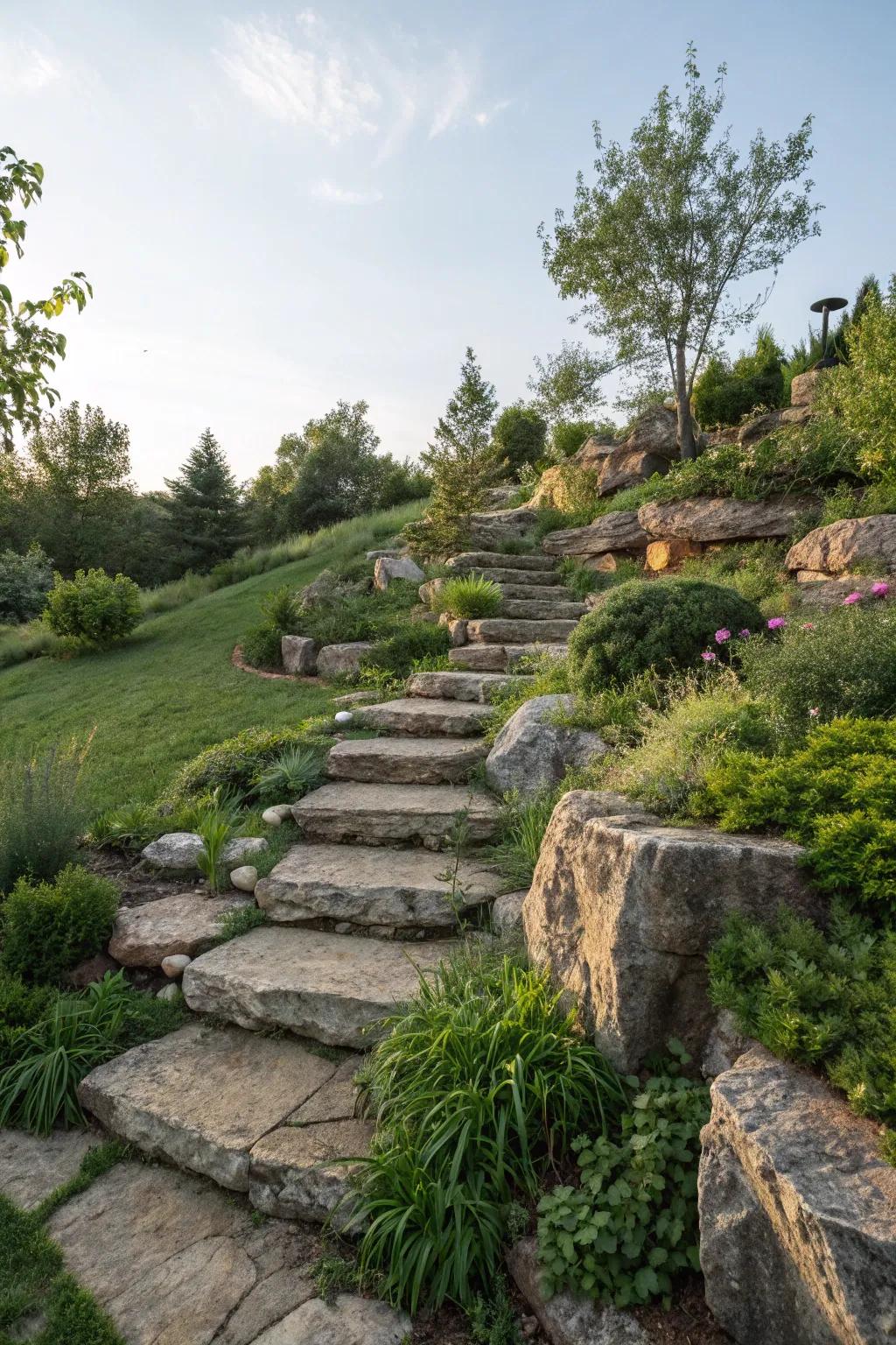 Elevation variations adding depth to the landscape.