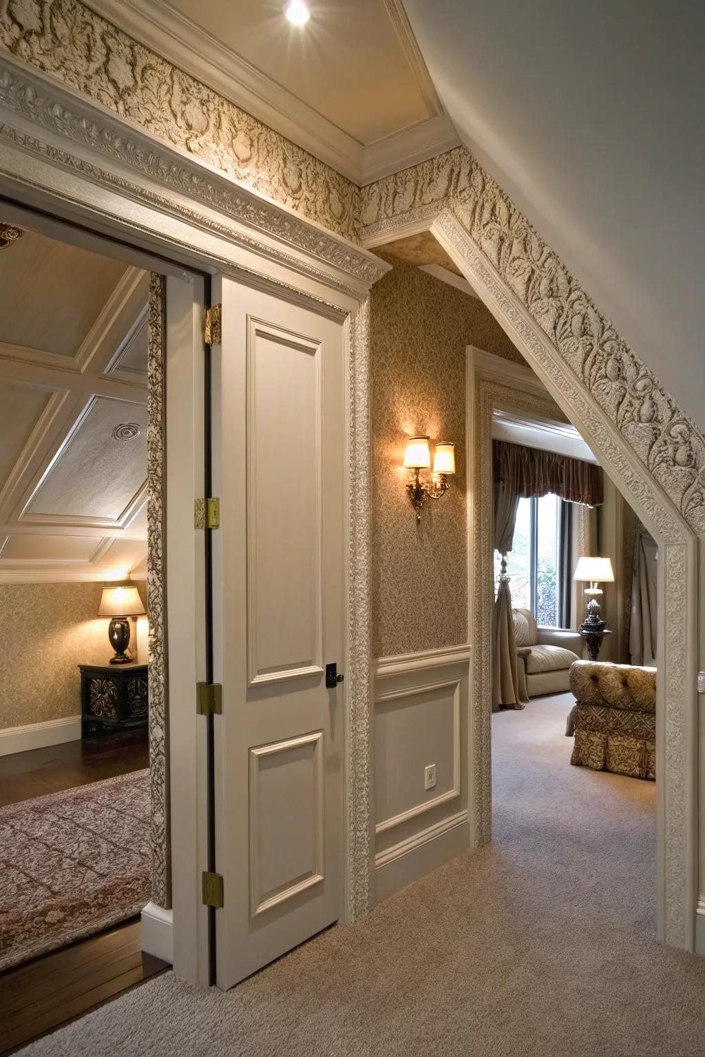 Feel-good trim yields depth and dimension.