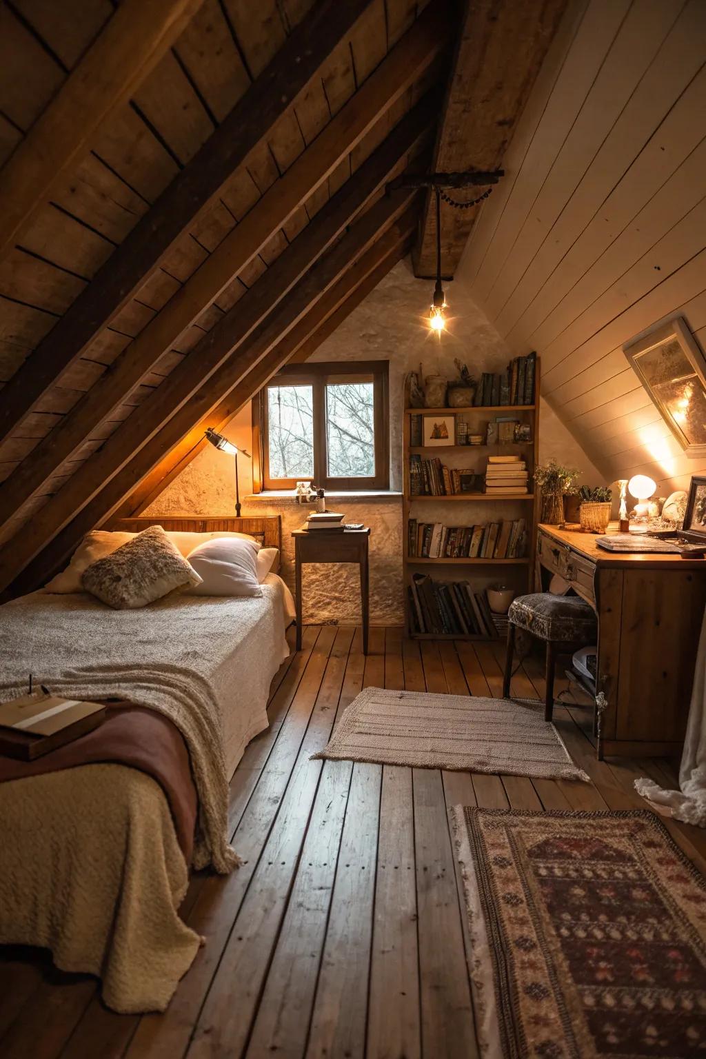 Soft lighting makes a warm and welcoming feeling.