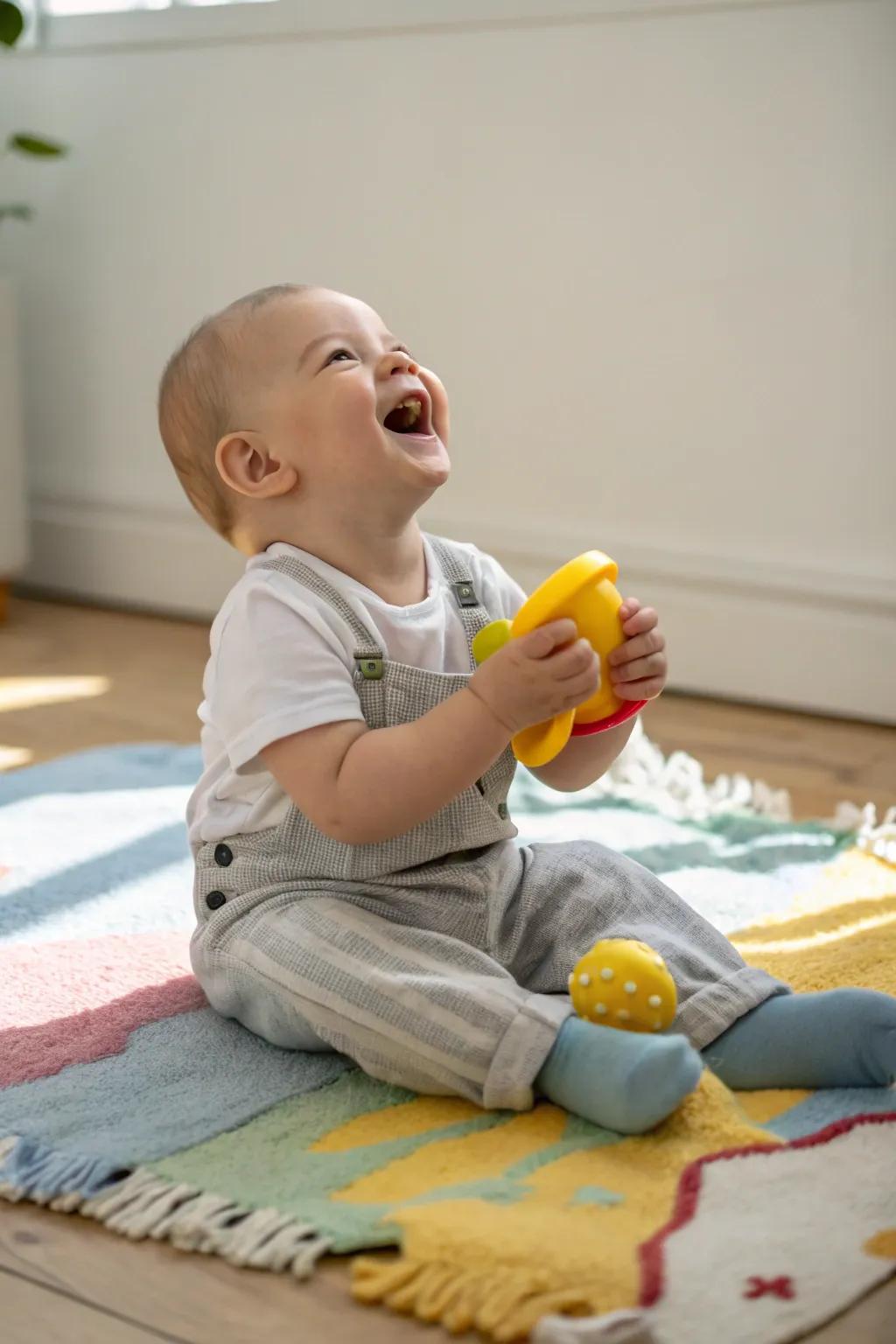 Candid moments capture the essence of your baby's personality.