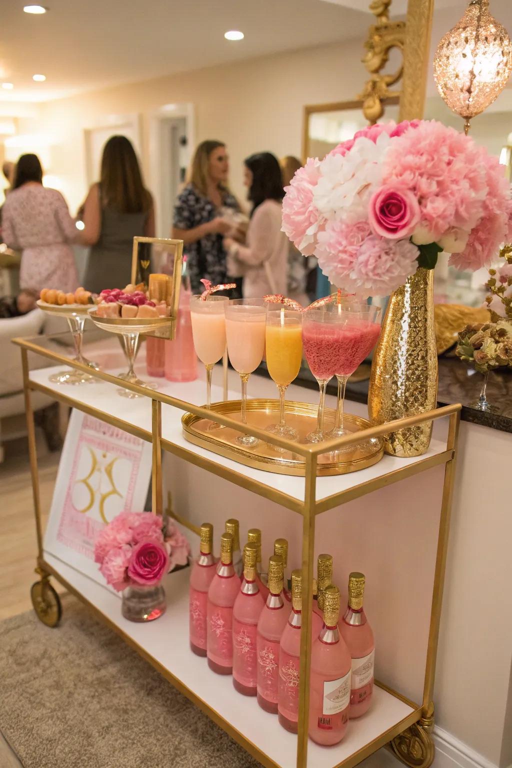 A themed beverage hub keeps visitors refreshed.