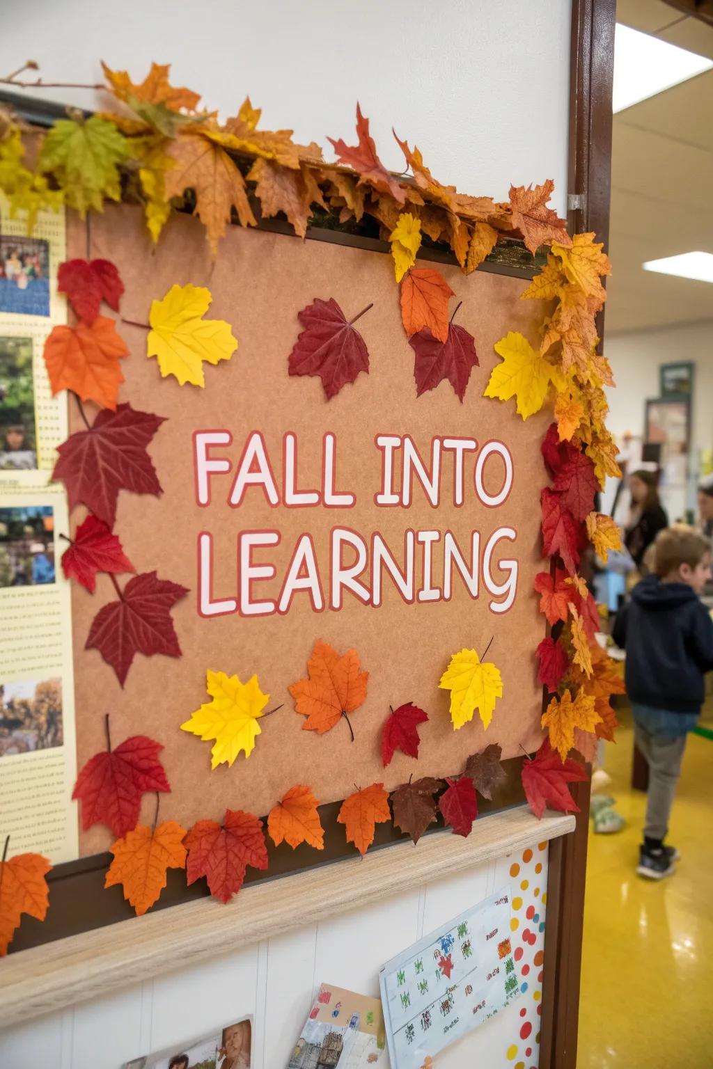 A dynamic bulletin board that evolves with the seasons.