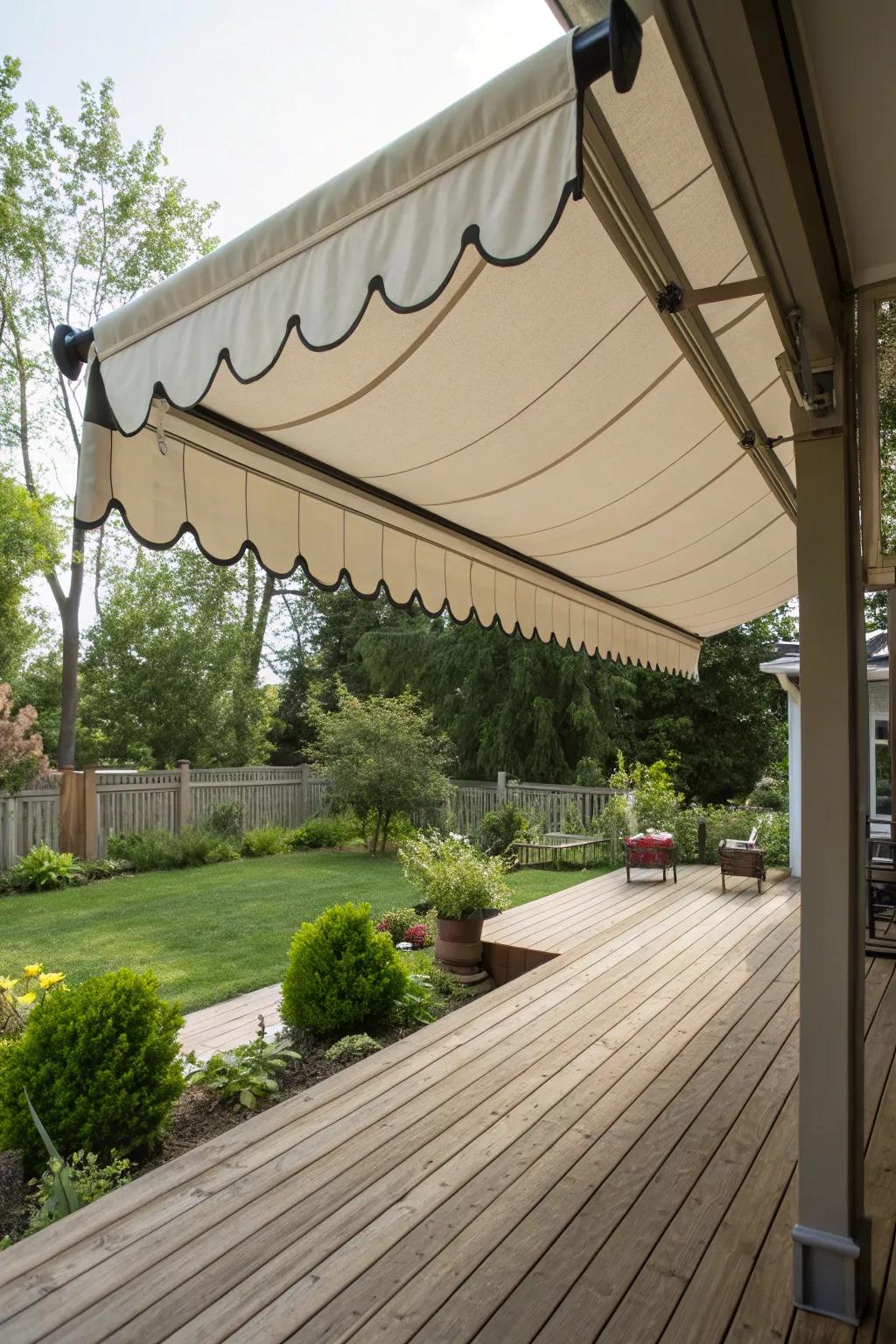 Incorporate flair using unique valance styles.