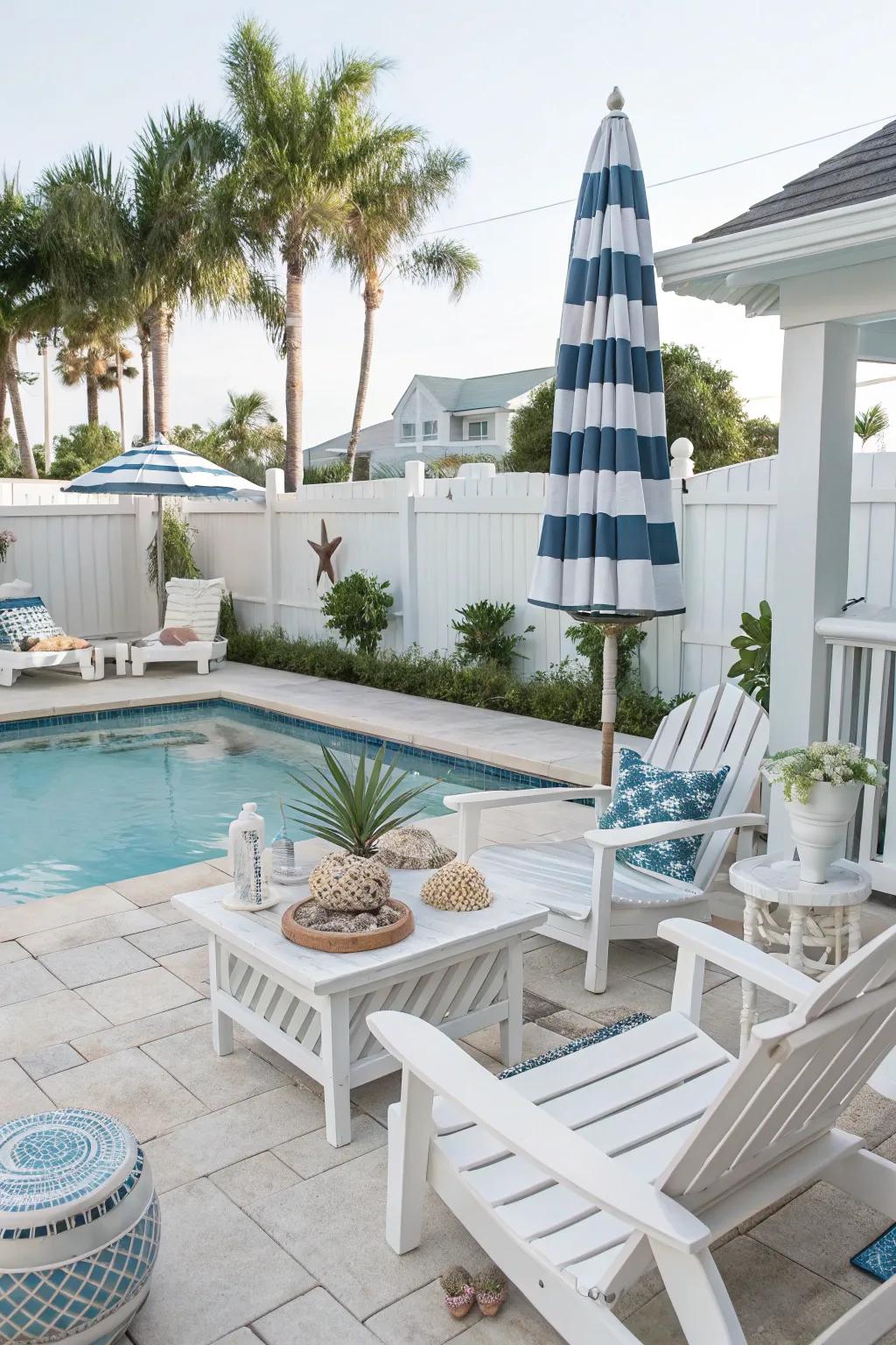 A pool design that brings a seaside escape home.
