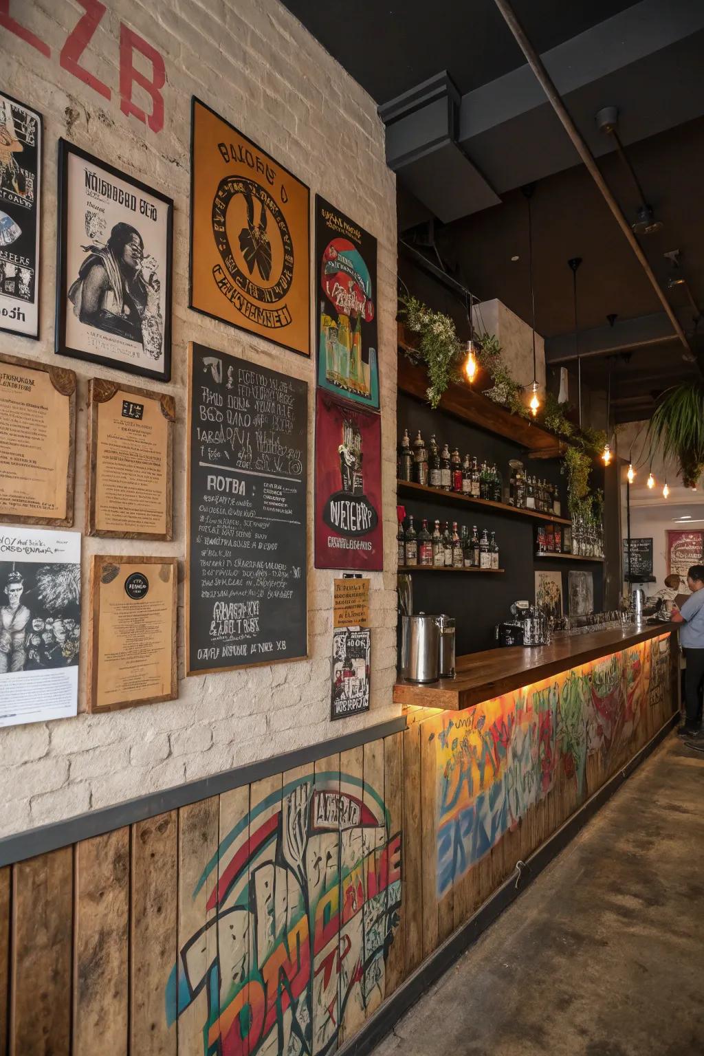 Different themes make for a lively and changeable setting.