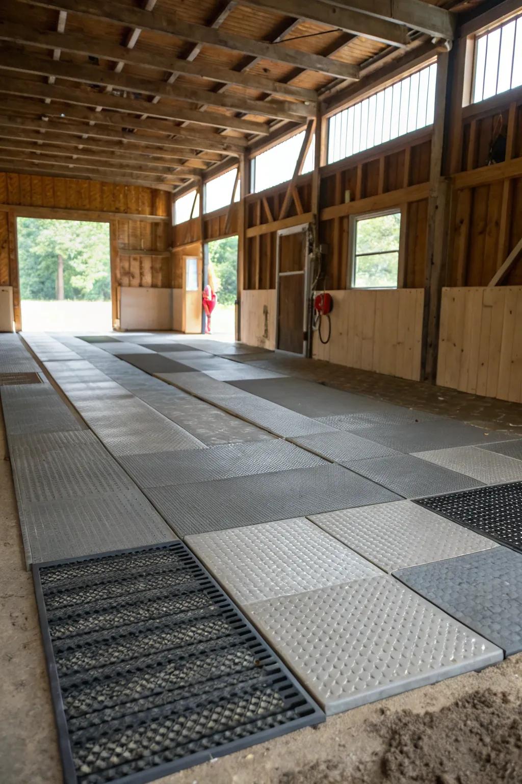 Mixed materials offer a harmony of strength and comfort.