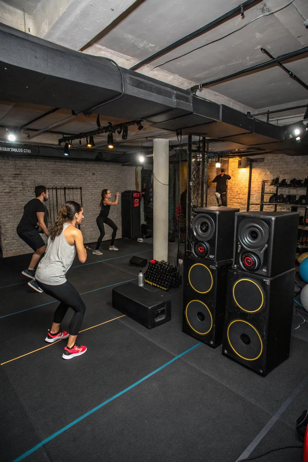 Music boosts inspiration and elevates the workout experience.