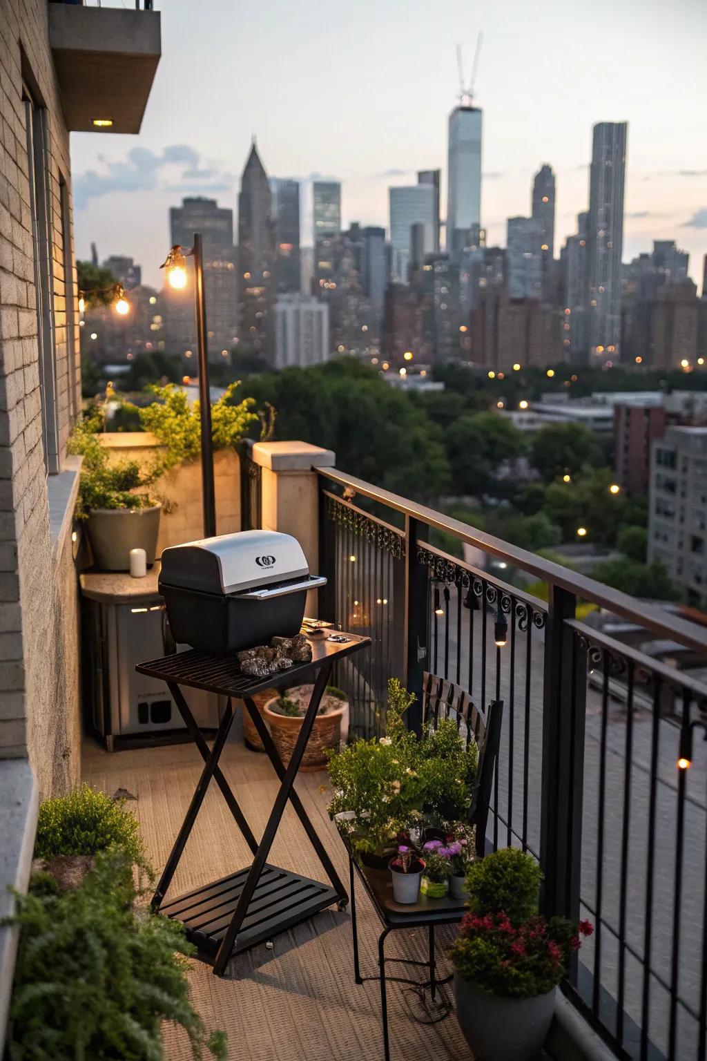 Great small grill for city living.