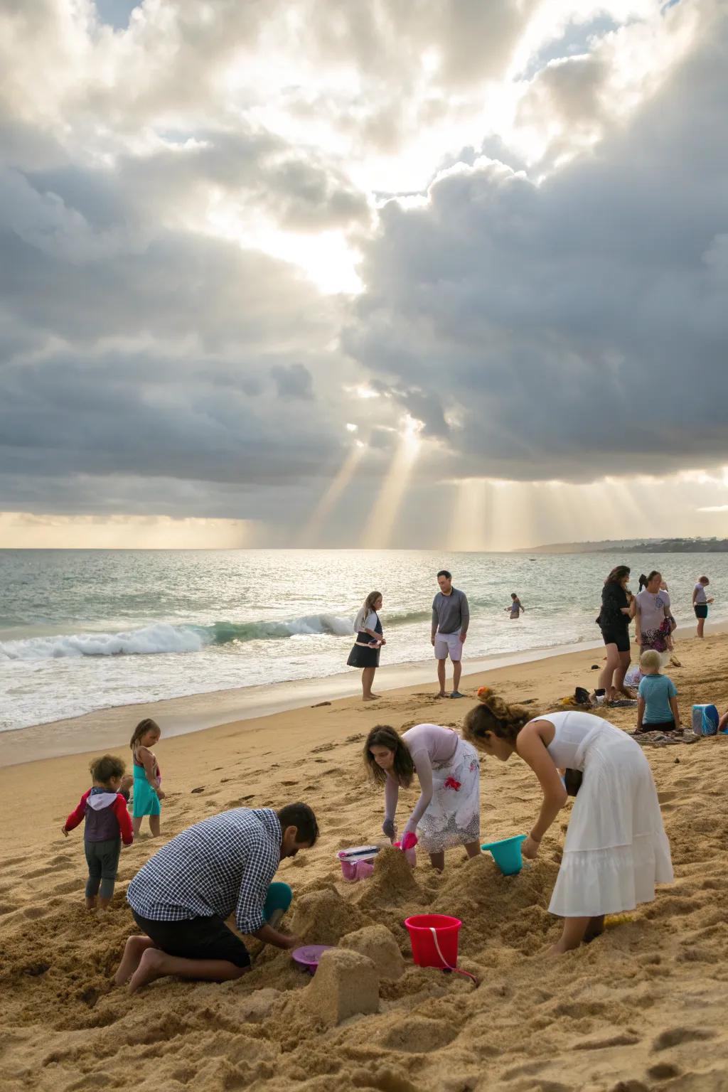 Unleash your inner architect through a coastal sculpture showdown.