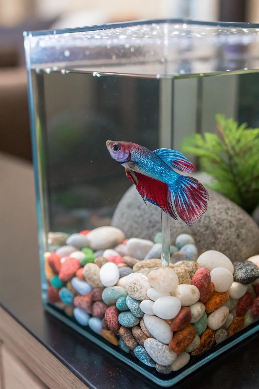 Ornamental stones infuse elegance and style into your tank.