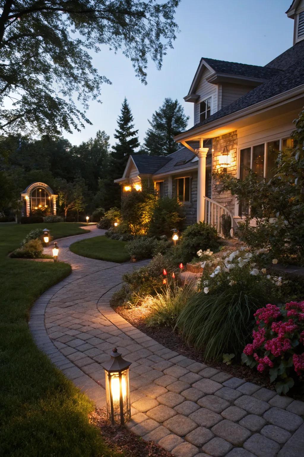 Outdoor illumination adds magic to your garden after dark.