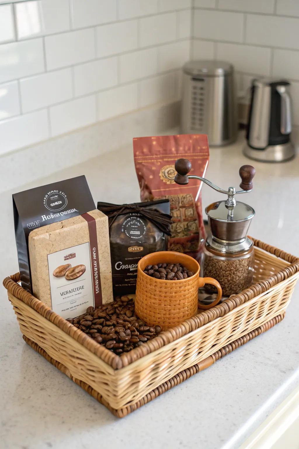 Brew a perfect cup with this artisan coffee basket.