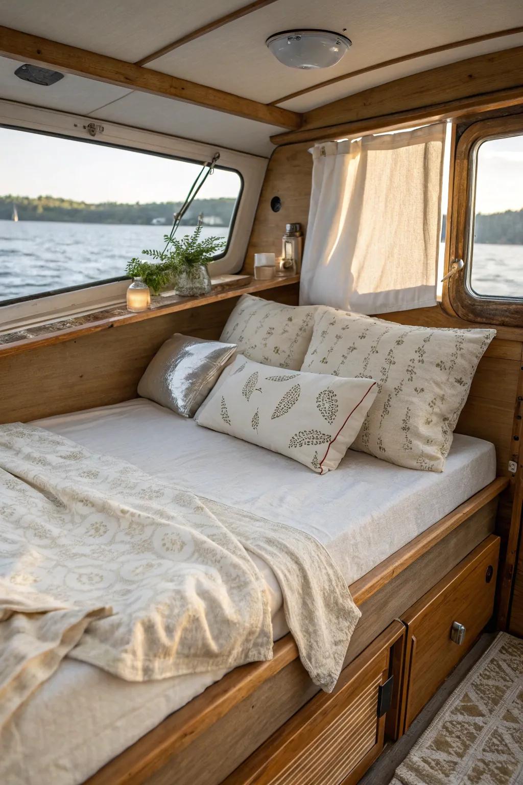 Ventilated fabrics ensure comfort in all climates.