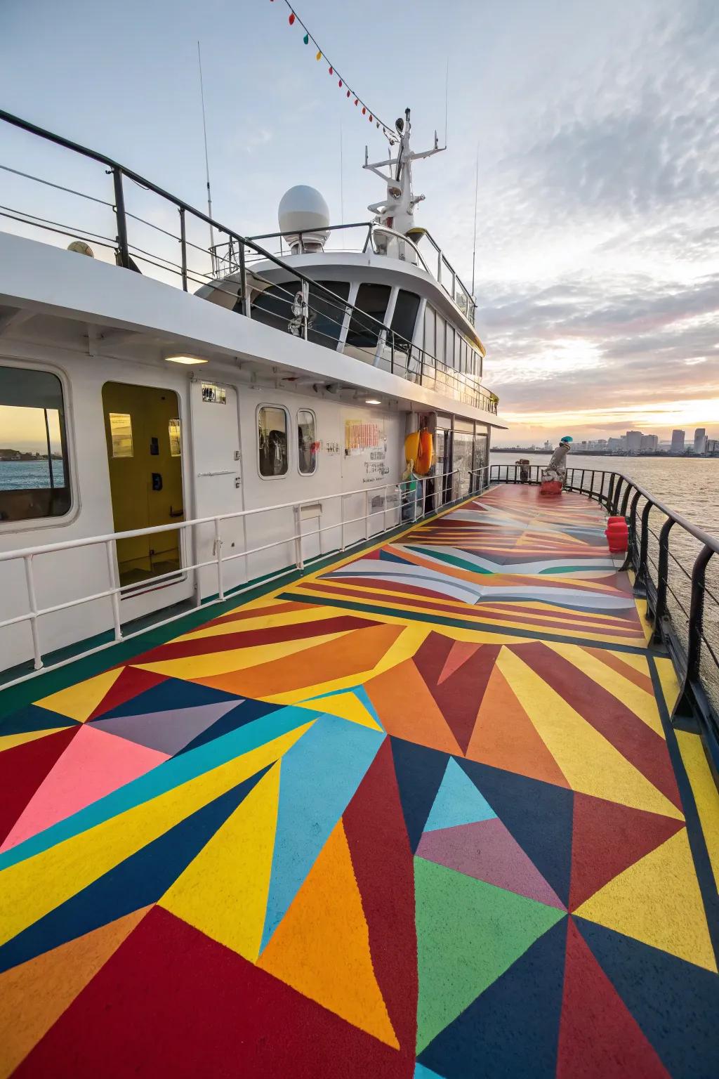 Shapes bring a modern flair.