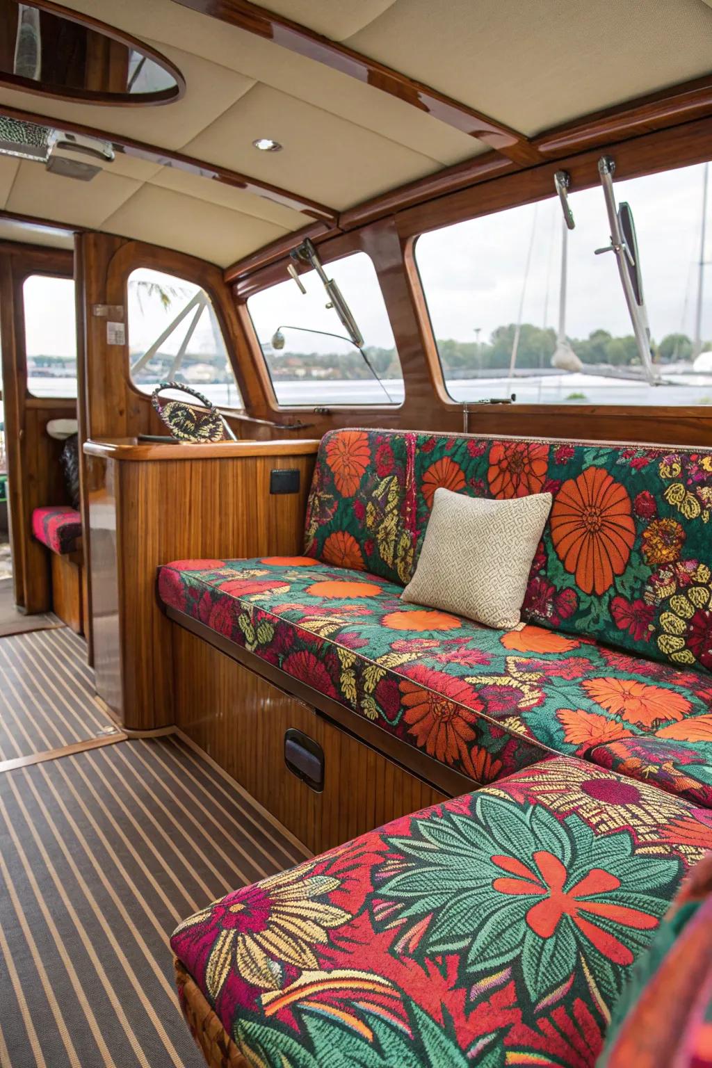 Craft a captivating space with vibrant designs and textures that capture attention.