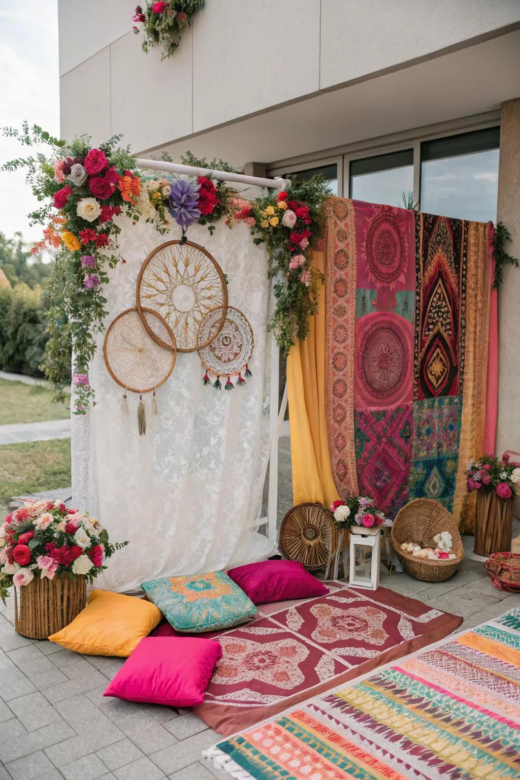 A photography booth is essential for capturing enjoyable moments.