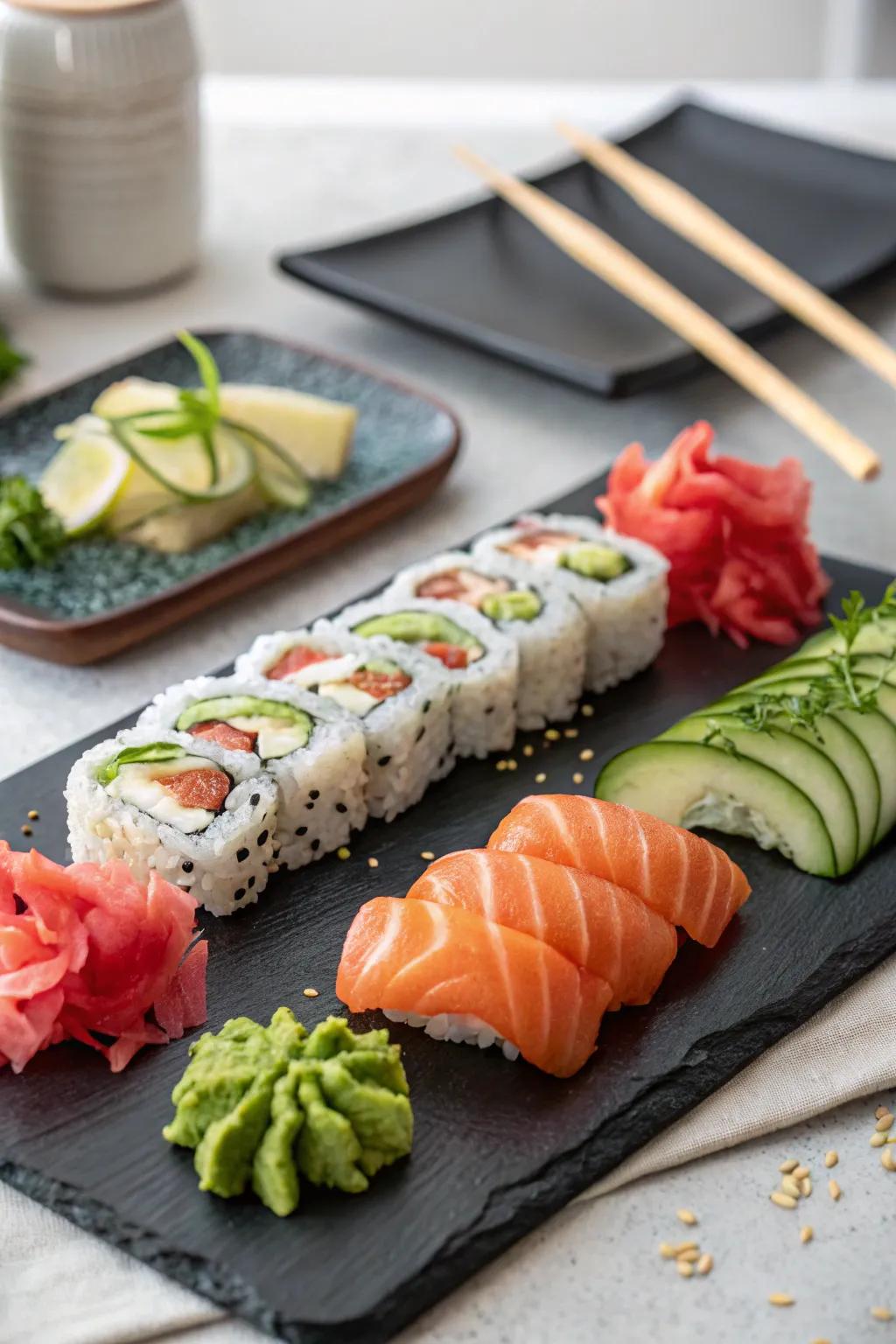 An extraordinary oceanic-inspired platter adding elegance to brunch.