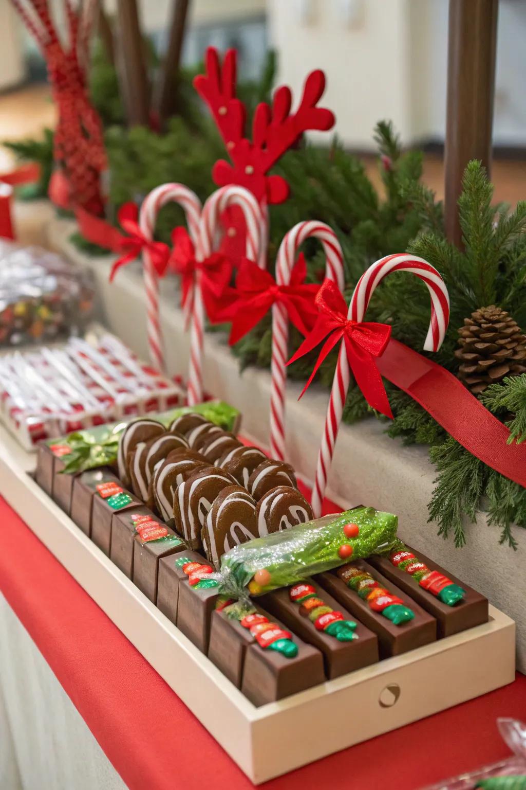 Reindeer confectionery offerings guaranteed to delight.