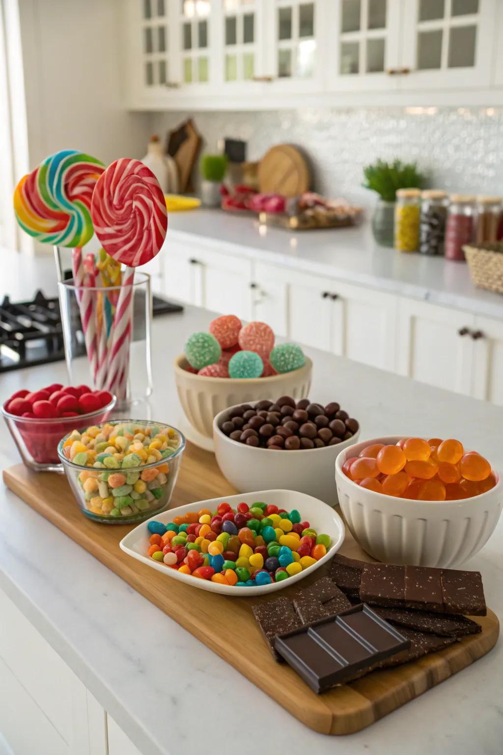 A sweet exhibit featuring a delightful fusion of surfaces.