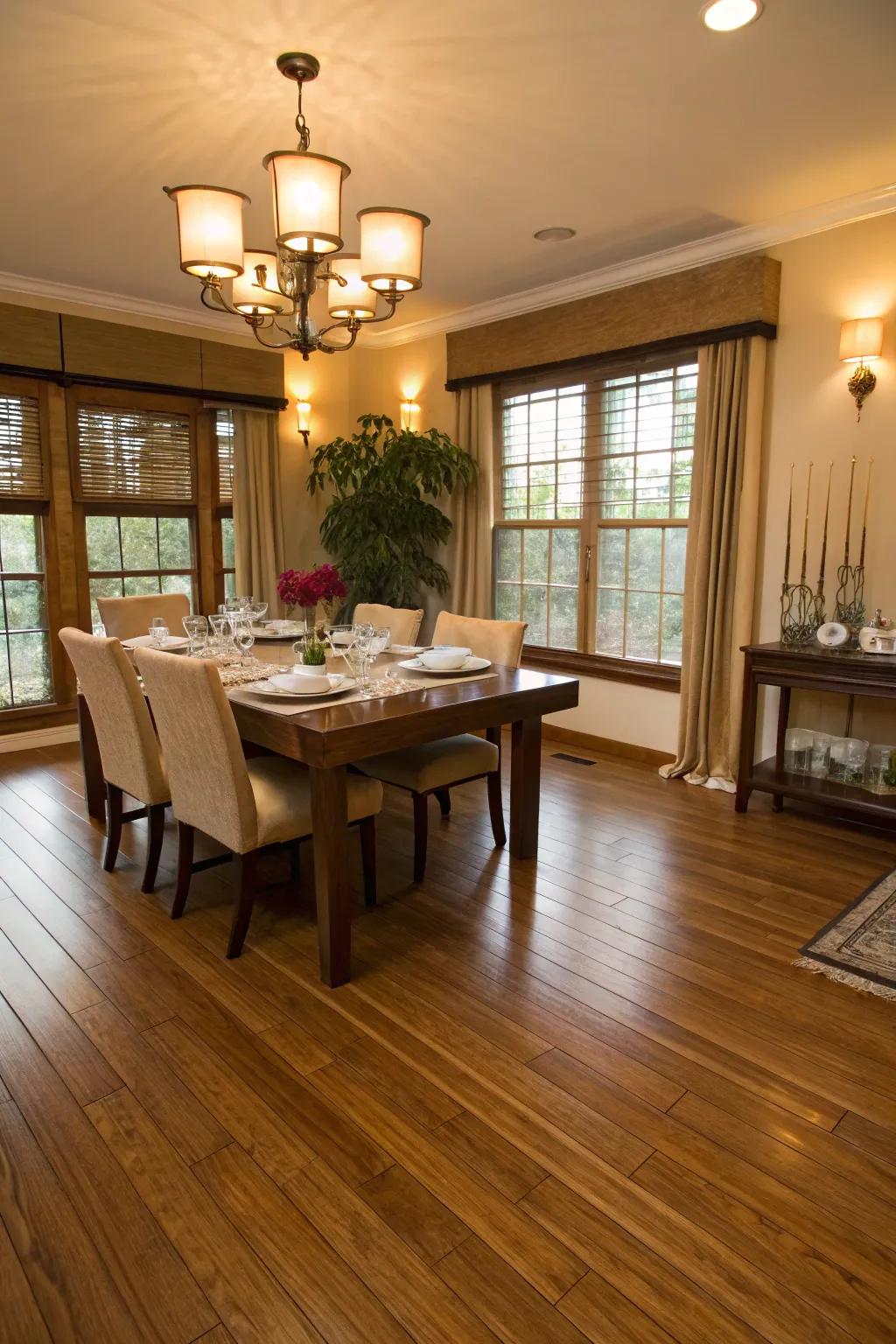Bamboo surfaces: a sustainable and stylish choice.