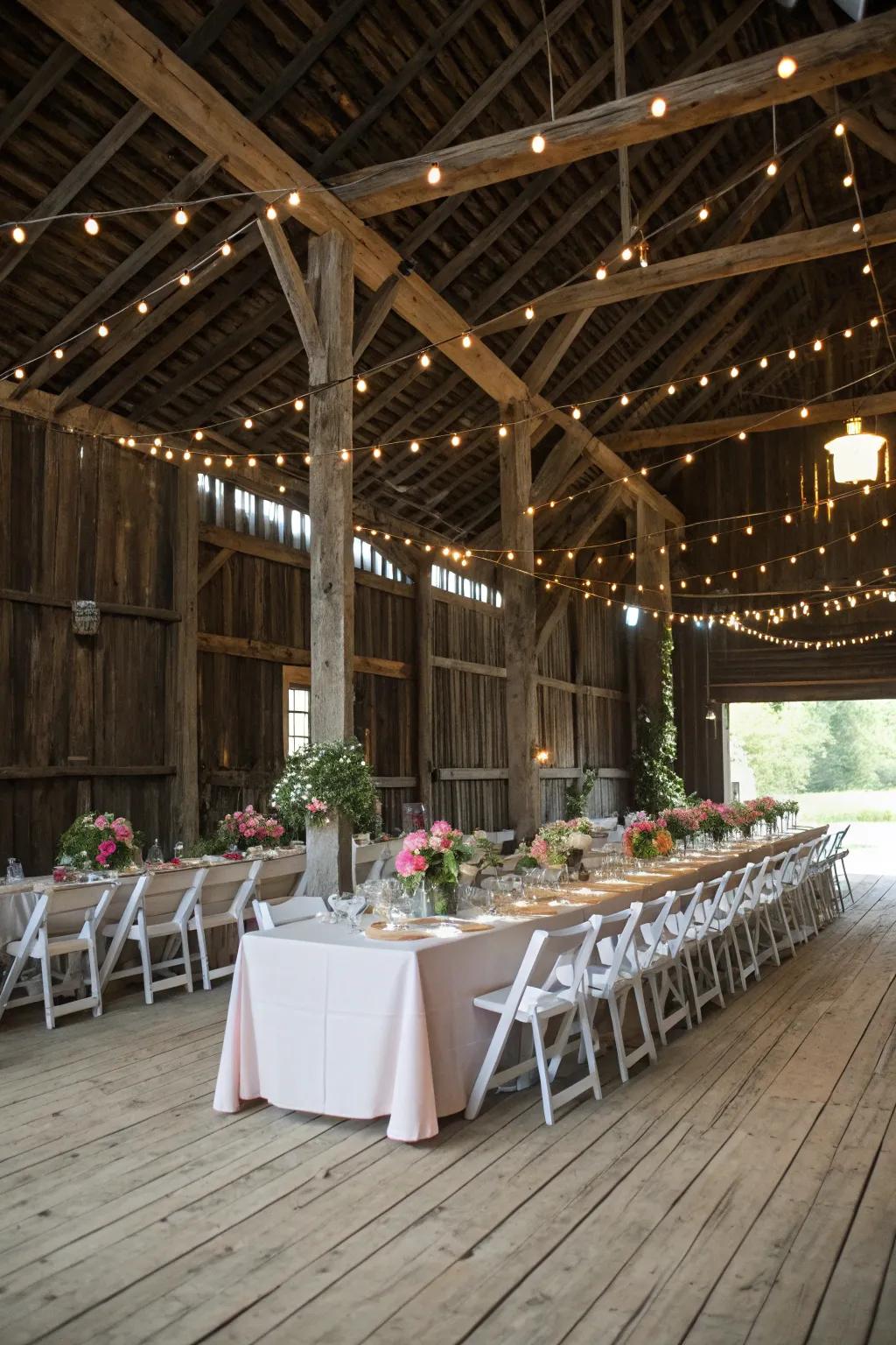 For a unique reception, think about unconventional venues.