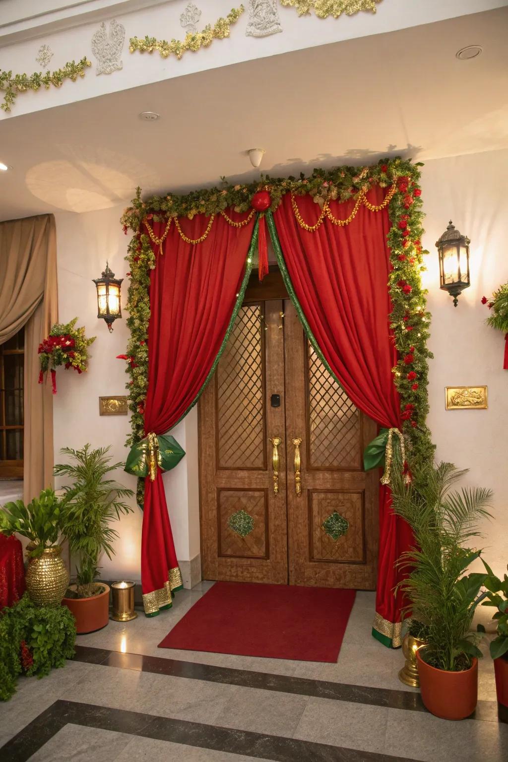 A conventional color scheme establishes a classic and celebratory disposition.