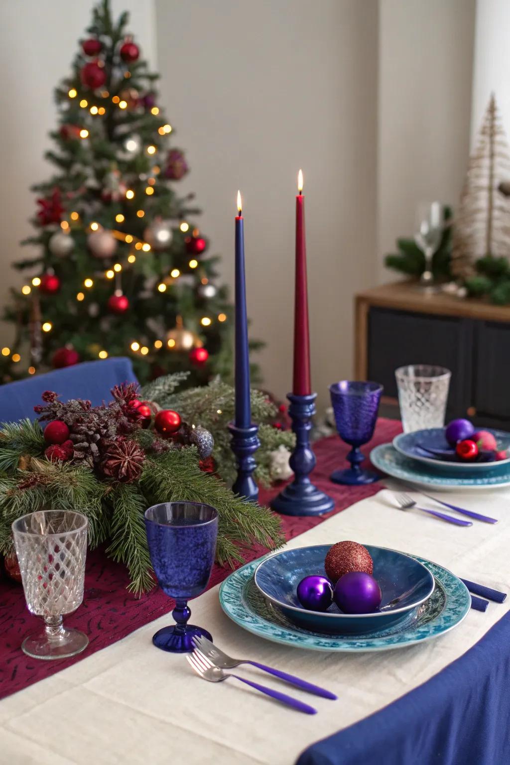 Sudden colors bring a revitalizing twist to the holiday table.