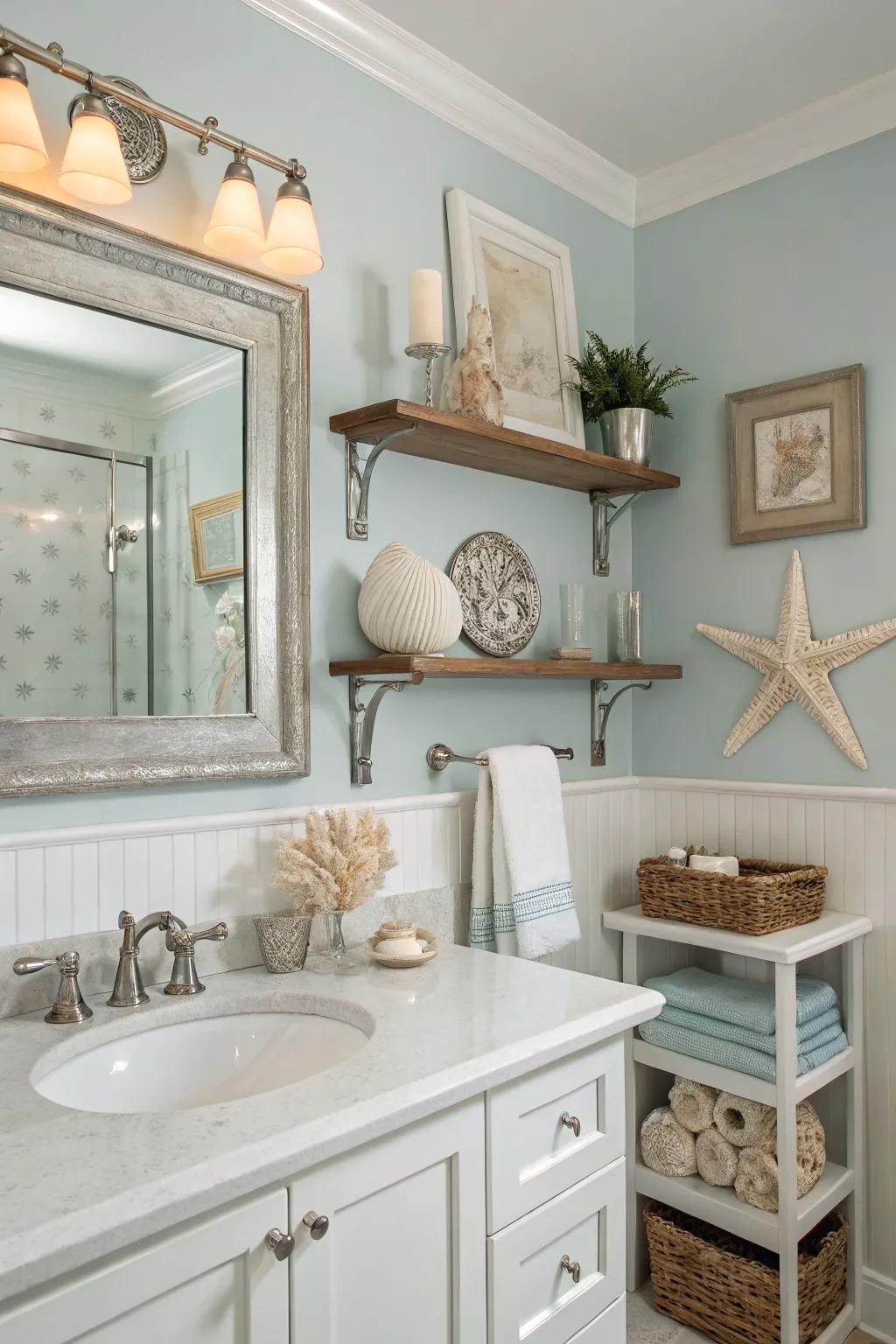 Mixed metals add modern flair and visual appeal.