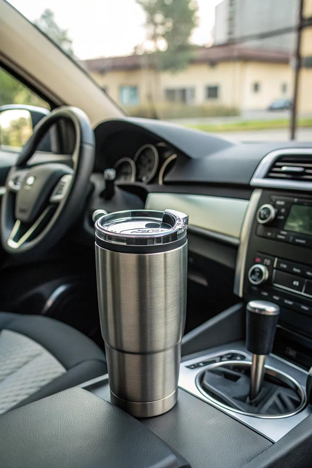Enjoy your coffee anywhere with a reliable travel mug.