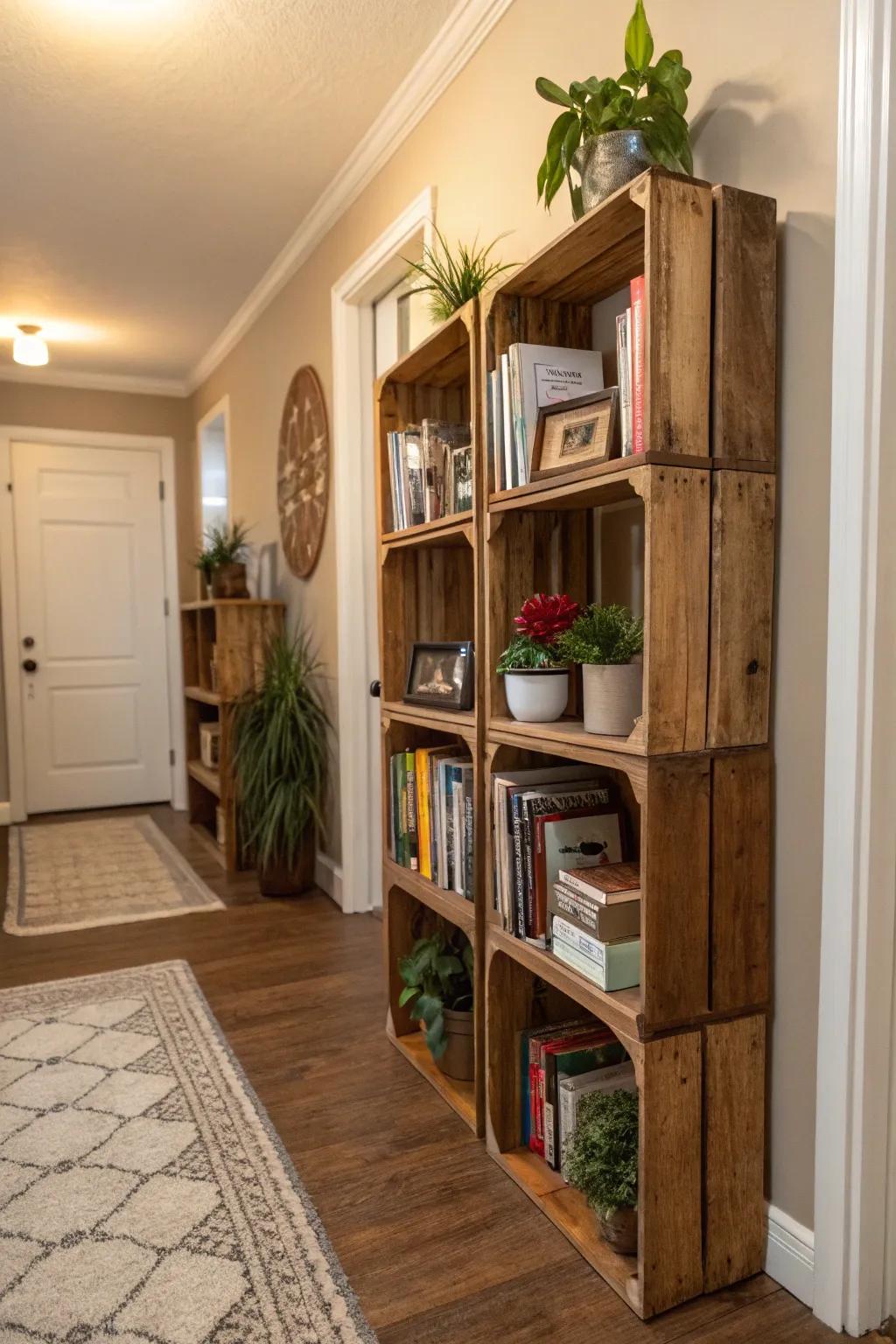 Personal shelves offer countless modification possibilities.