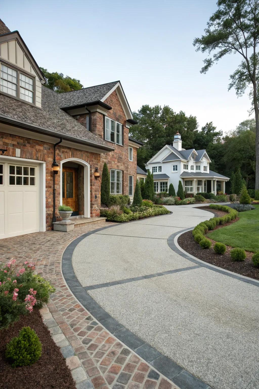 A harmonious mix of modern and traditional aesthetics.