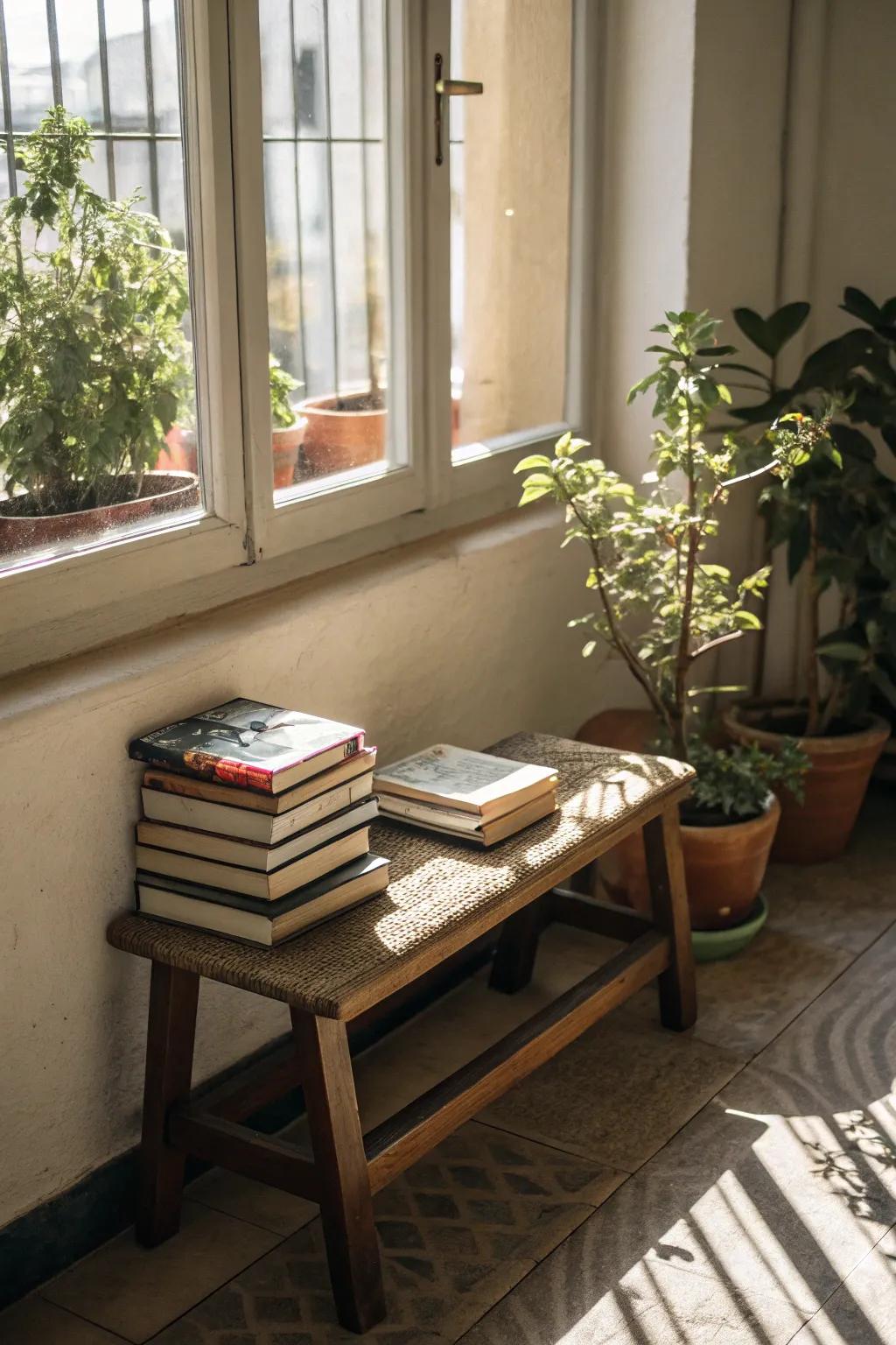 Functional furniture adds utility and style.