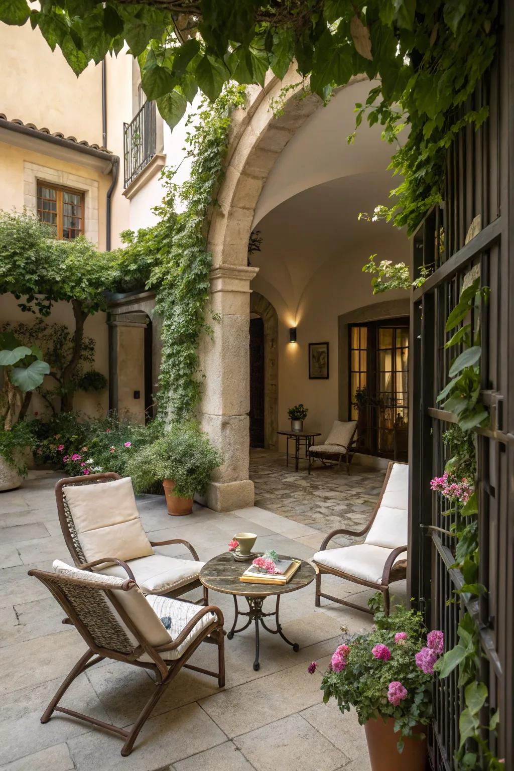 Living parts put outdoors.