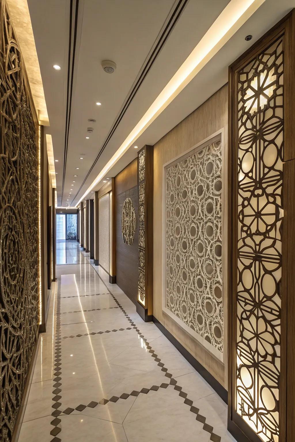 3D borders add depth and interest to your decor.