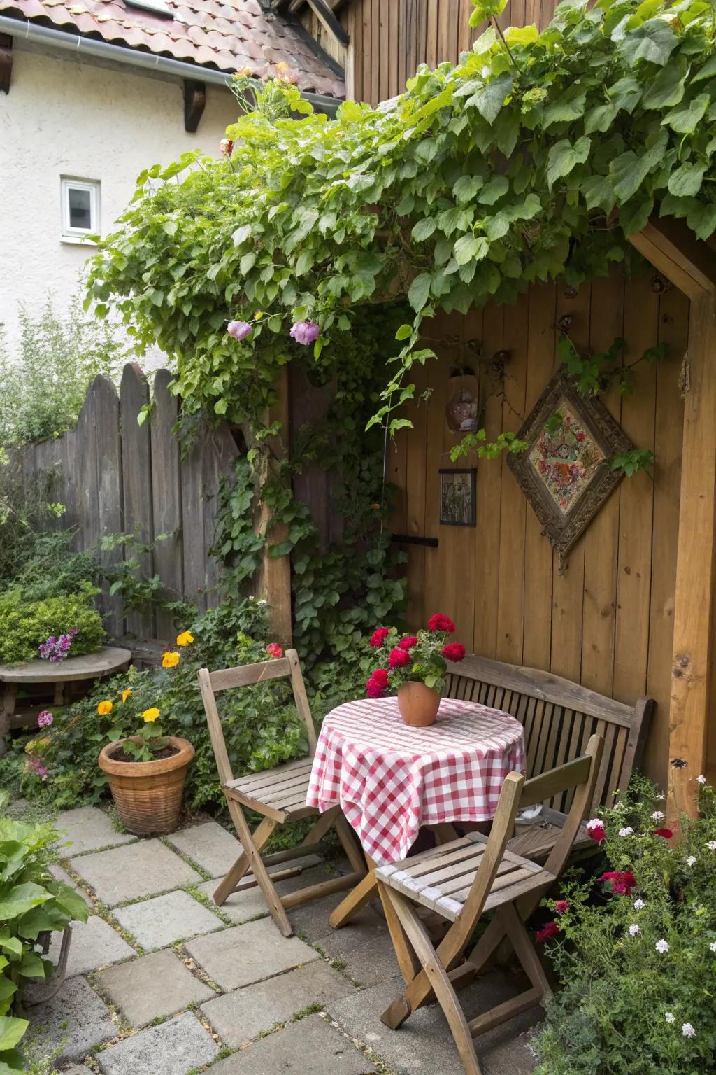 Cottage-like corners bring a fairy-tale ambiance to your garden.