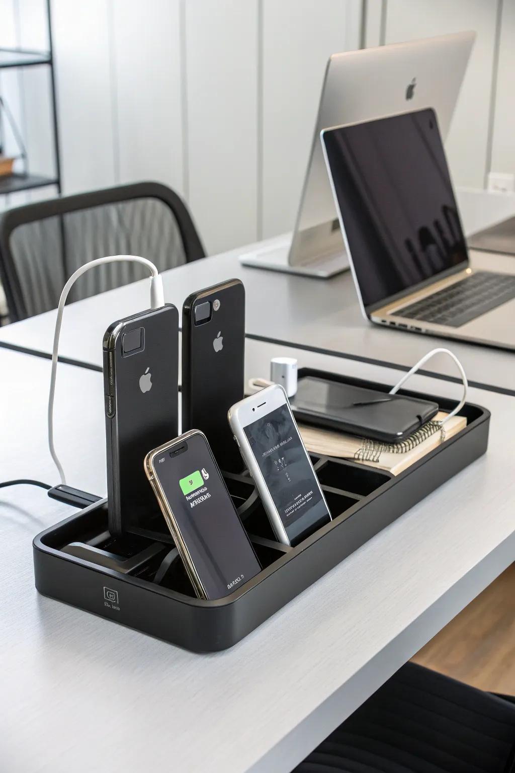 Keep your tech accessible and well-organized.