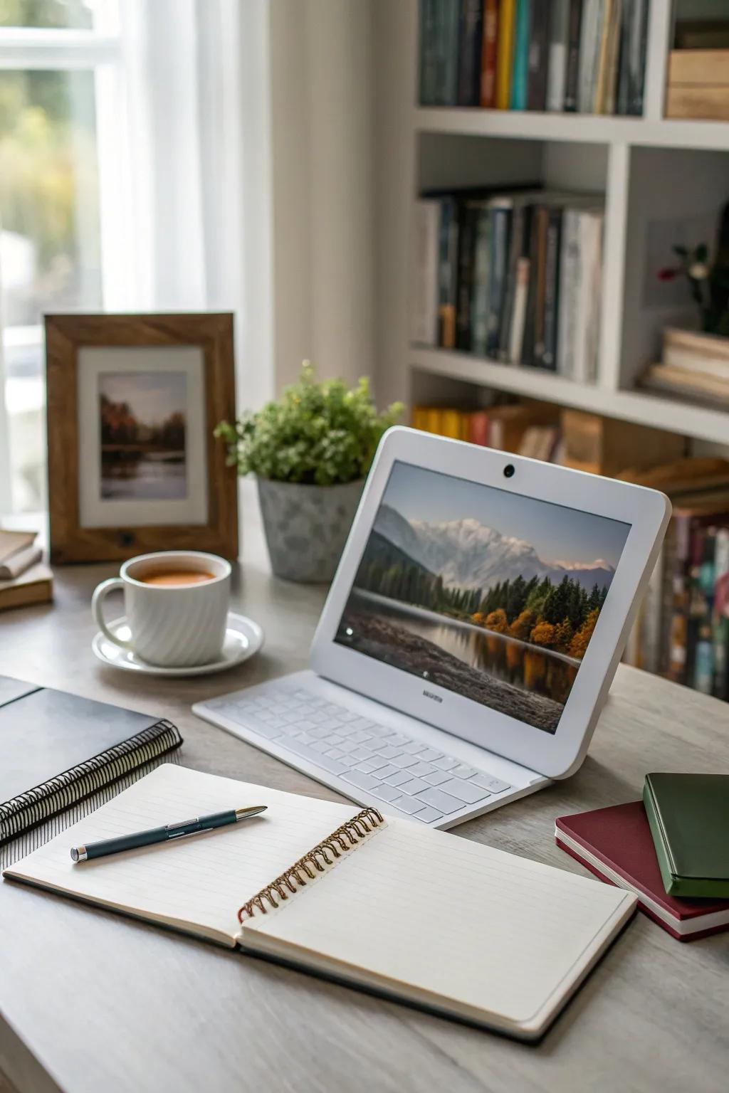 A digital display sparks inspiration and motivation.