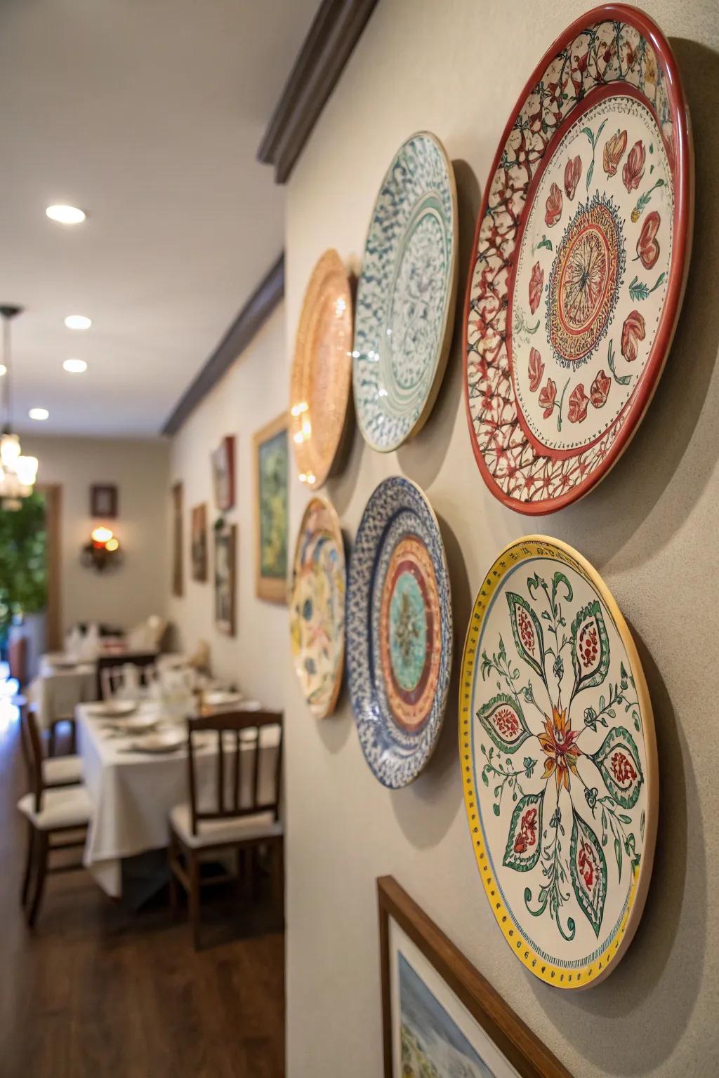 Extra large plates create a daring and impactful statement.