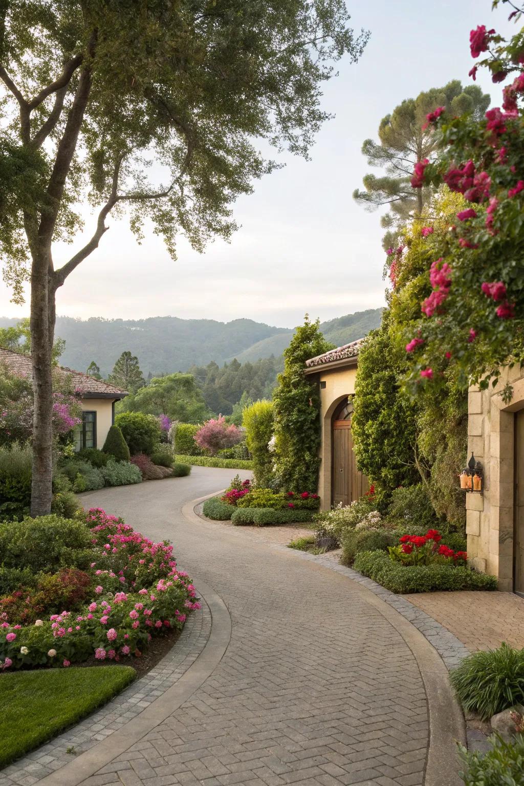 Smooth integration with landscaping improves curb appeal.