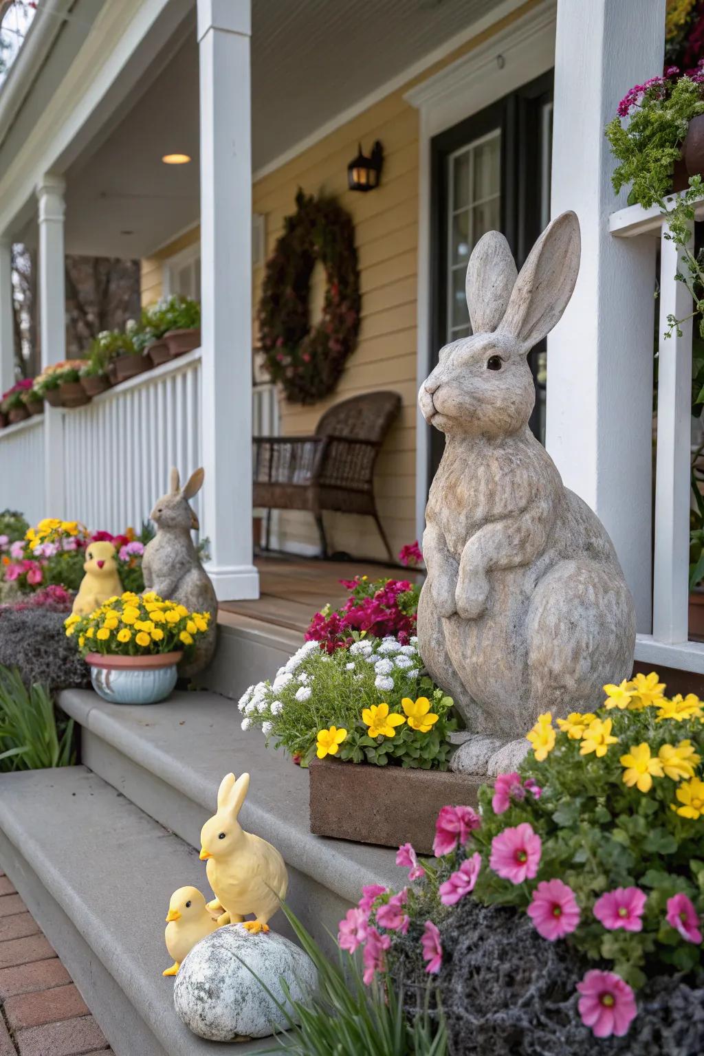 Outdoor models bring joyful charm to your porch.