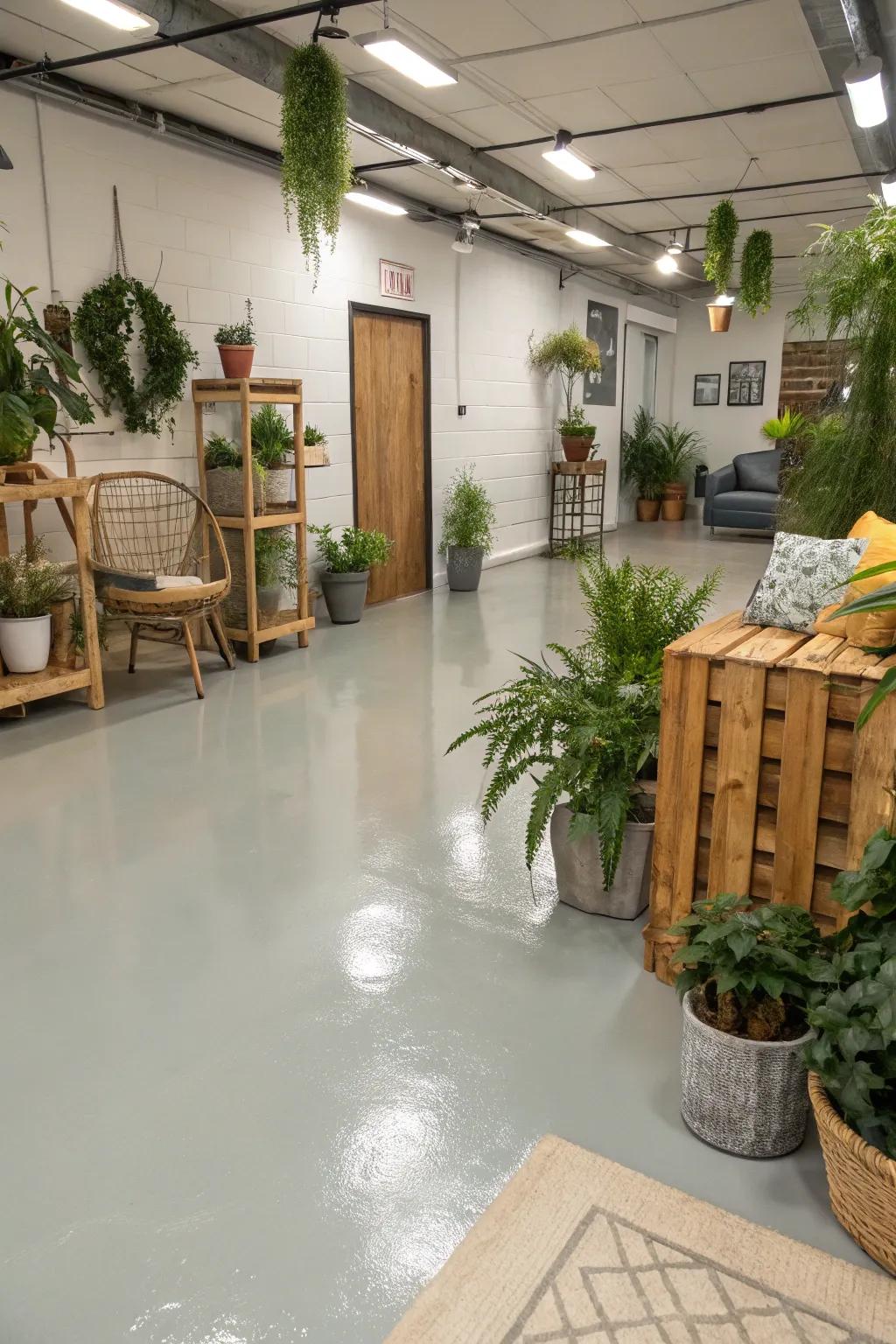 Eco-friendly floors pair style with sustainability.