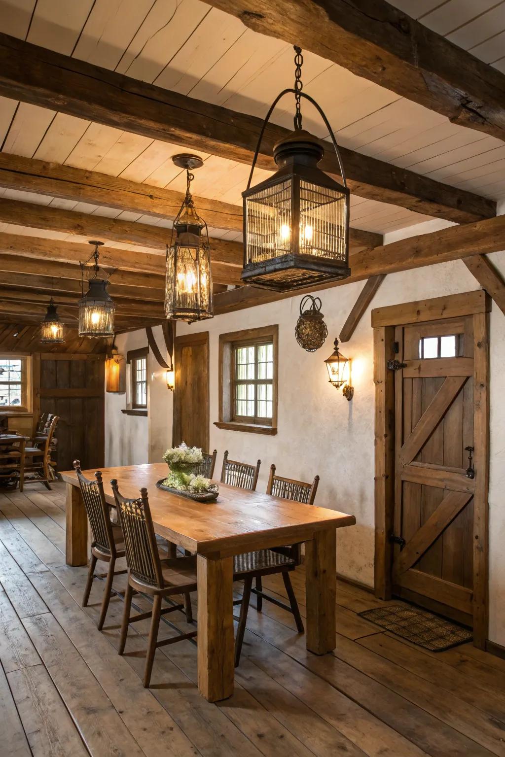 Rural beacons usher an old-world charm to the setting.