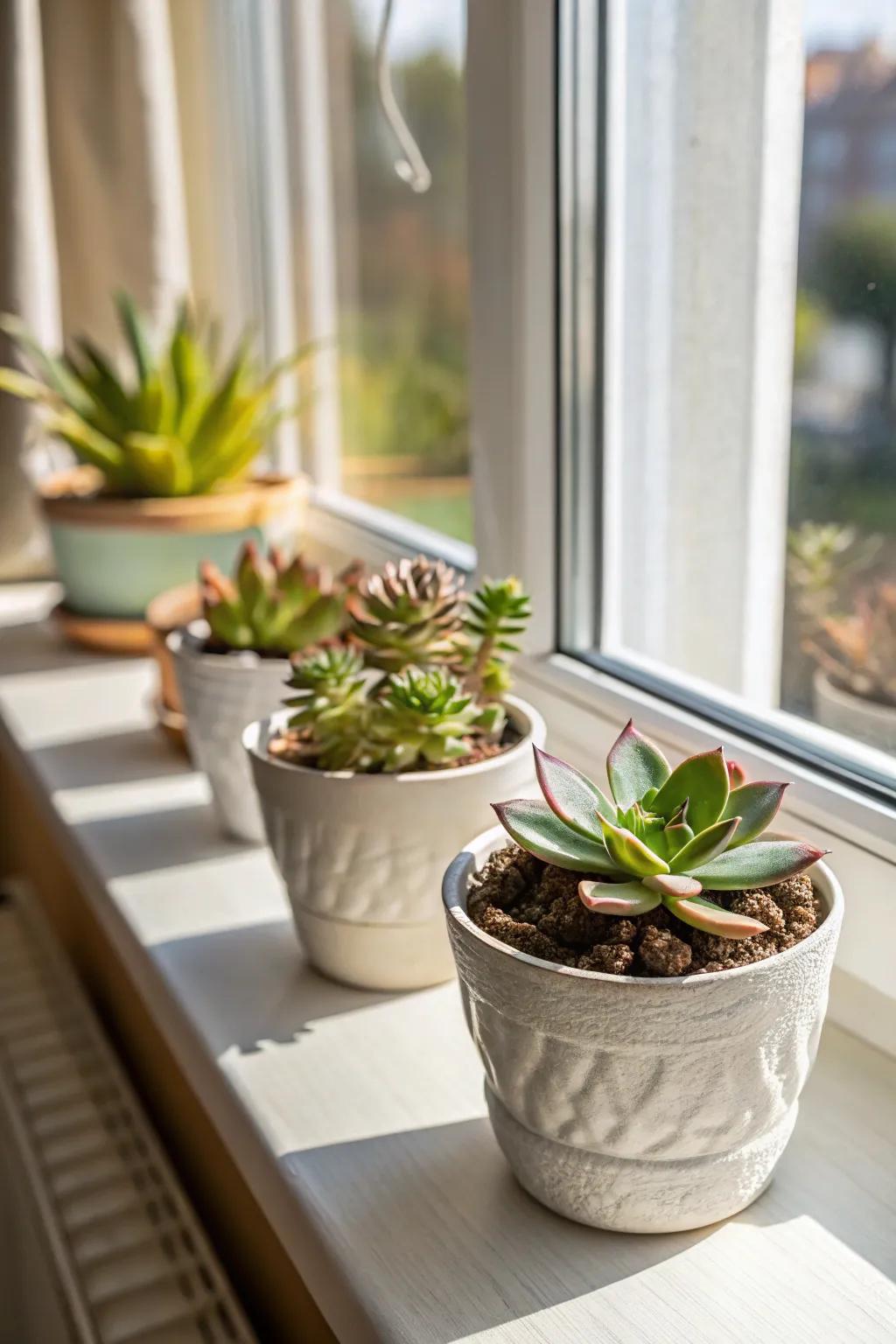 Bring a bit of nature indoors with these charming succulents.