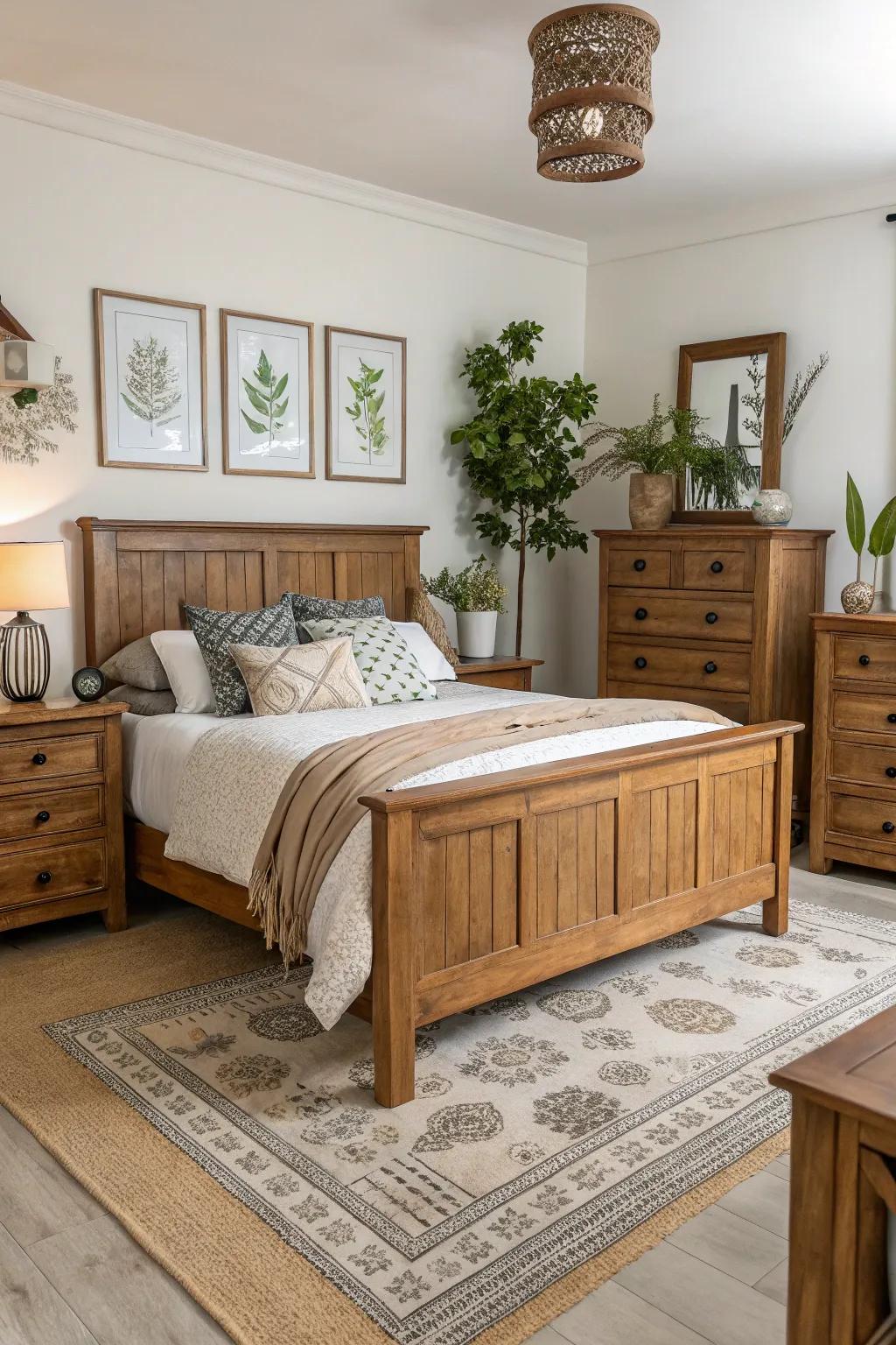 Lumber components introduce natural warmth and grounding.