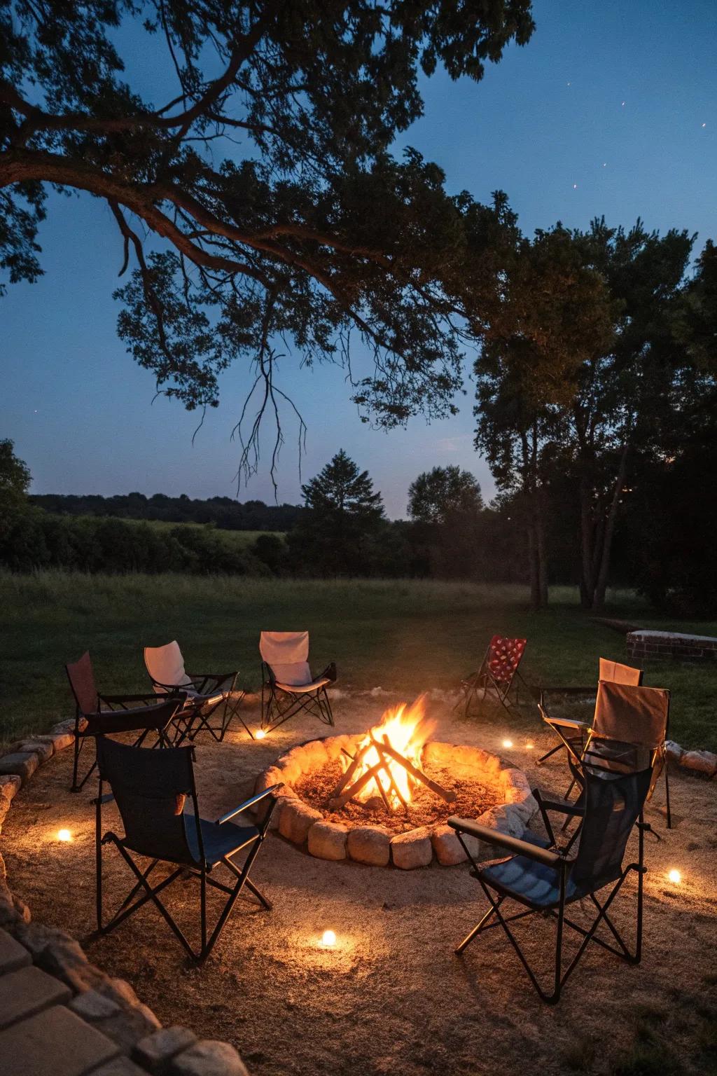 Folding chairs offer adaptable and convenient seating options.