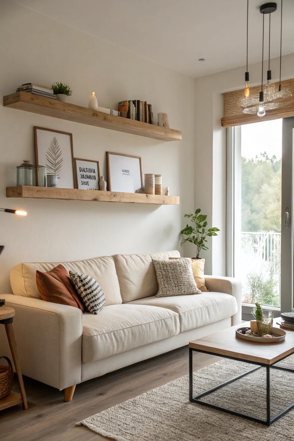 Minimalism keeps your area sleek and stylish.